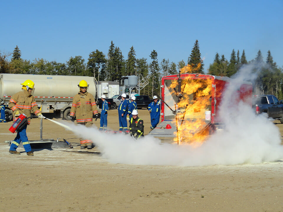 fire extinguisher handling and training