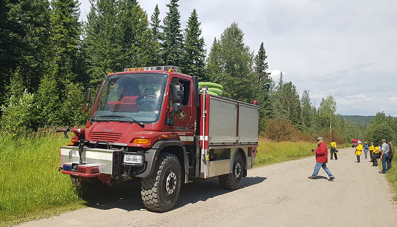 Unimog Wildland Attack Fire Truck